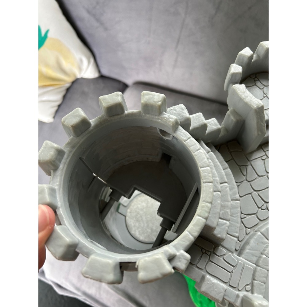 Fisher-Price Great Adventures Castle Playset Vintage Grey Green 1994 - Picture 5 of 7